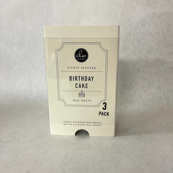 DW Home Birthday Cake Scented Wax Melts 3 Packs of 8 Melts New - Picture 1 of 3